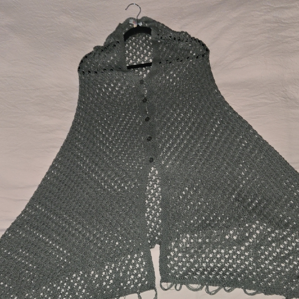 LULAROEs, Mimi  Chenille Shawl, in Grey